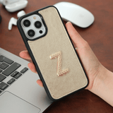 Kişiselleştirilebilir Gold Deri iPhone Kılıf