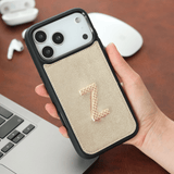 Kişiselleştirilebilir Gold Deri iPhone Kılıf