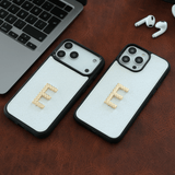 Kişiselleştirilir Beyaz Deri iPhone Kılıf
