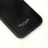 Harfli Gold Deri iPhone Kılıf