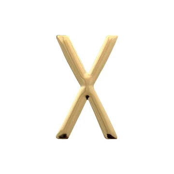 Metal Charm - X